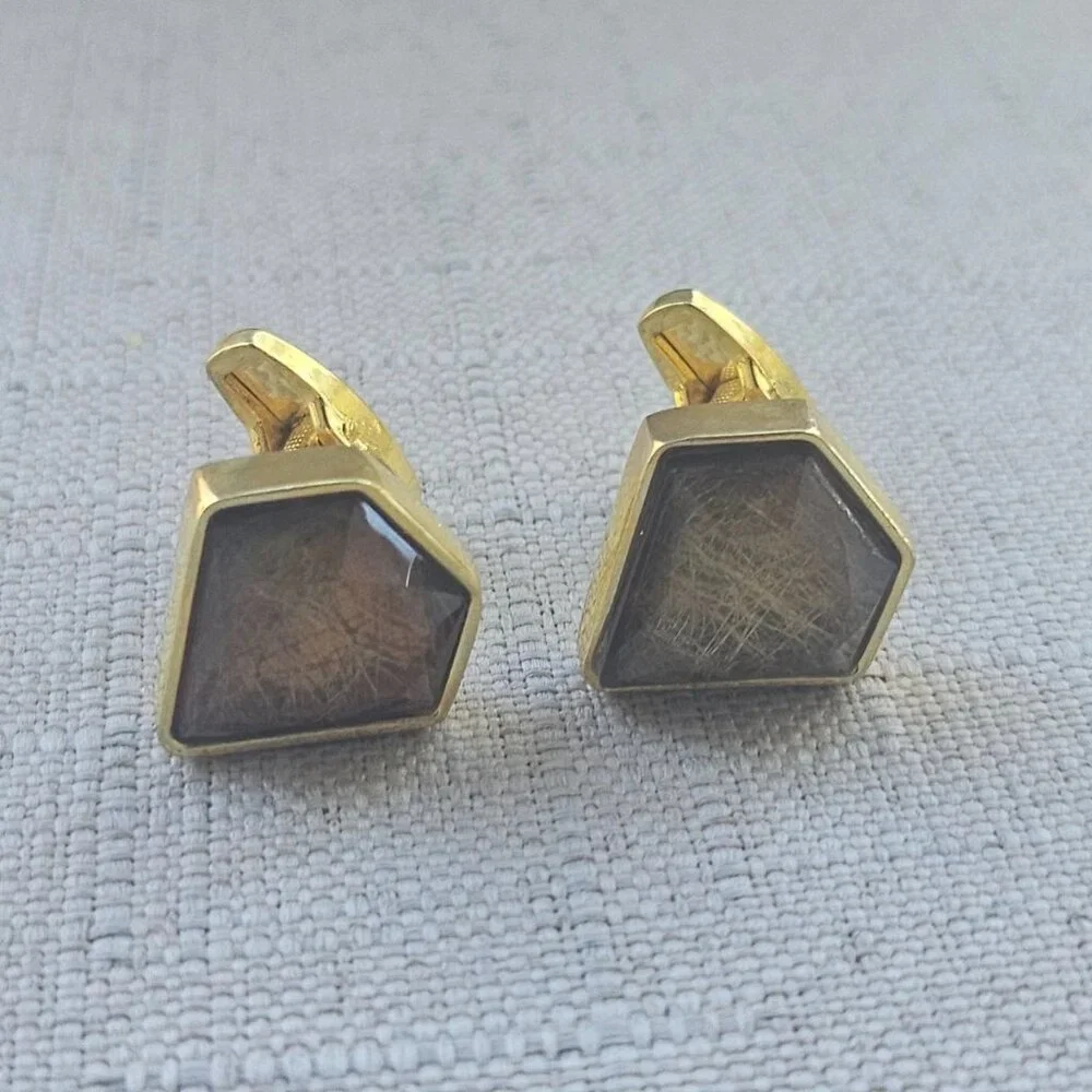 Men Jewelry Cufflinks Gold Tone Fashion Jewelry Shirt Cuff Stud Cuff links New
